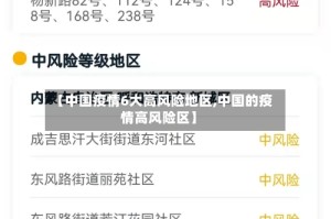 【中国疫情6大高风险地区,中国的疫情高风险区】