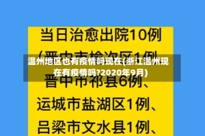 温州地区也有疫情吗现在(浙江温州现在有疫情吗?2020年9月)