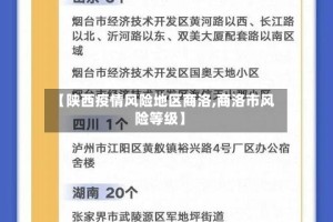 【陕西疫情风险地区商洛,商洛市风险等级】