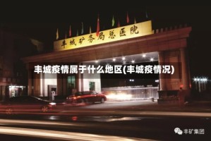 丰城疫情属于什么地区(丰城疫情况)