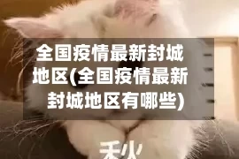 全国疫情最新封城地区(全国疫情最新封城地区有哪些)