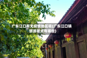 广东江口有无疫情地区呢(广东江口镇旅游景点有哪些)