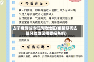 去了疫情城市低风险地区(疫情期间去低风险地区需要报备吗)