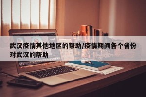 武汉疫情其他地区的帮助/疫情期间各个省份对武汉的帮助