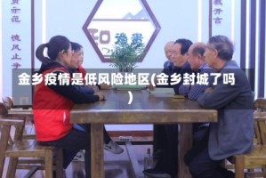 金乡疫情是低风险地区(金乡封城了吗)