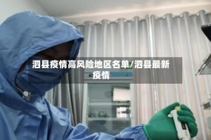 泗县疫情高风险地区名单/泗县最新疫情