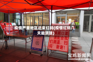 疫情严重地区近来红码(疫情红码几天能消除)