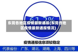 东莞各地区疫情最新通报(东莞各地区疫情最新通报情况)