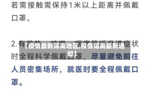 【疫情最新隔离地区,疫情隔离最新通知】