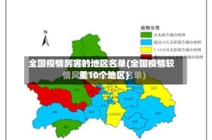 全国疫情厉害的地区名单(全国疫情较重10个地区)
