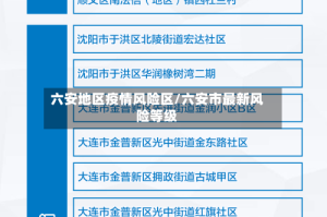 六安地区疫情风险区/六安市最新风险等级