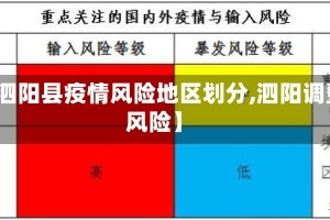 【泗阳县疫情风险地区划分,泗阳调整风险】