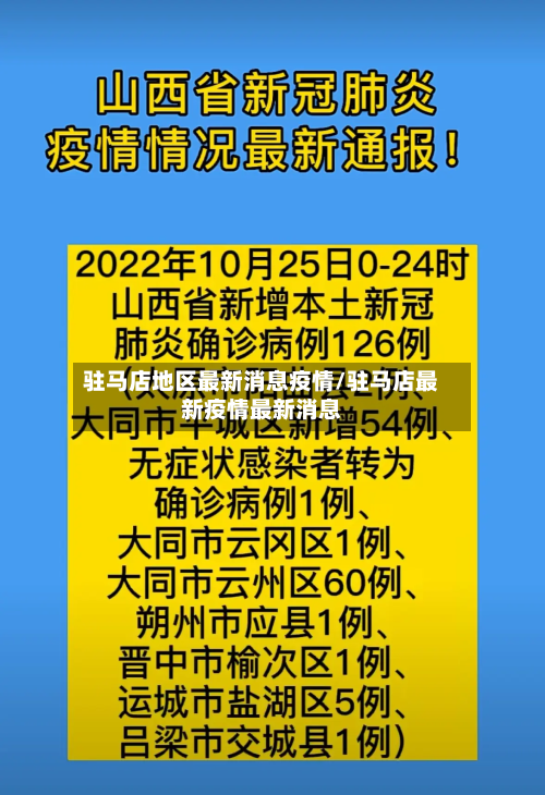 驻马店地区最新消息疫情/驻马店最新疫情最新消息-第1张图片