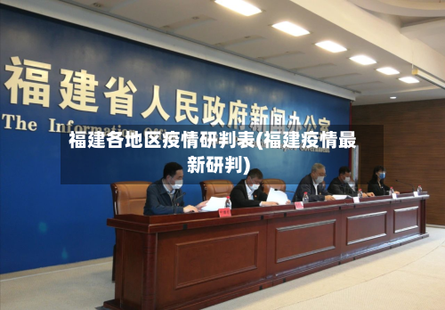 福建各地区疫情研判表(福建疫情最新研判)-第3张图片