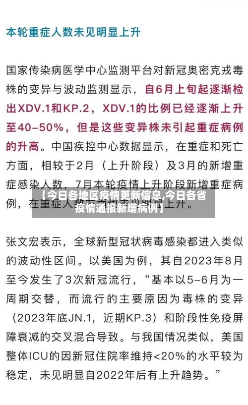 【今日各地区疫情更新信息,今日各省疫情通报新增病例】-第1张图片