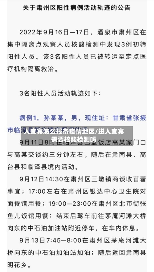 入宜宾怎么报备疫情地区/进入宜宾需要核酸检测吗-第2张图片