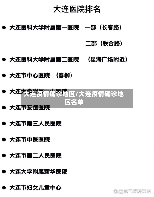 大连疫情确诊地区/大连疫情确诊地区名单-第1张图片