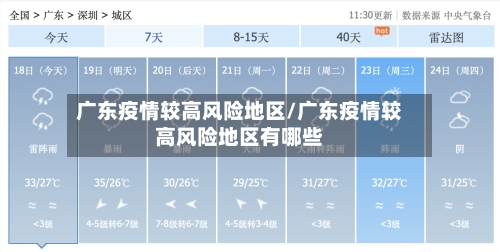 广东疫情较高风险地区/广东疫情较高风险地区有哪些-第2张图片