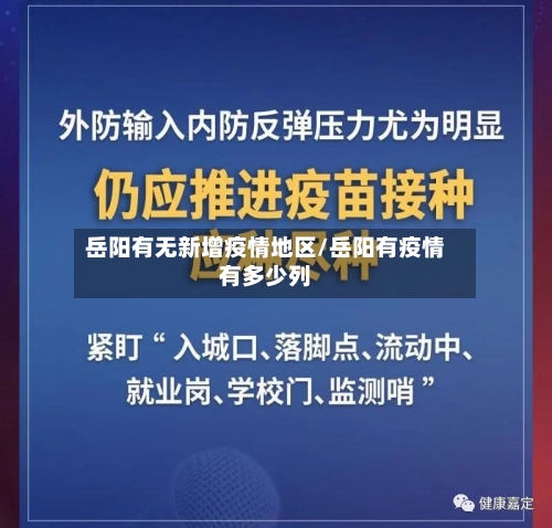 岳阳有无新增疫情地区/岳阳有疫情有多少列-第2张图片