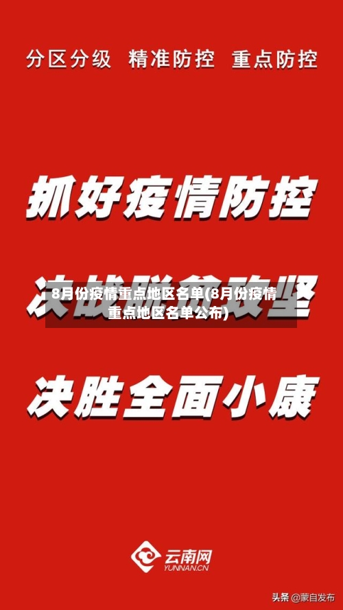 8月份疫情重点地区名单(8月份疫情重点地区名单公布)-第1张图片