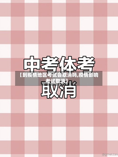 【到疫情地区考试会取消吗,疫情影响考试取消】-第3张图片