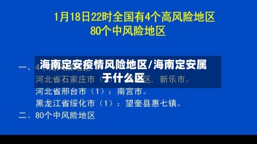 海南定安疫情风险地区/海南定安属于什么区-第1张图片