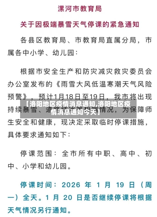 【洛阳地区疫情消息通知,洛阳地区疫情消息通知今天】-第3张图片