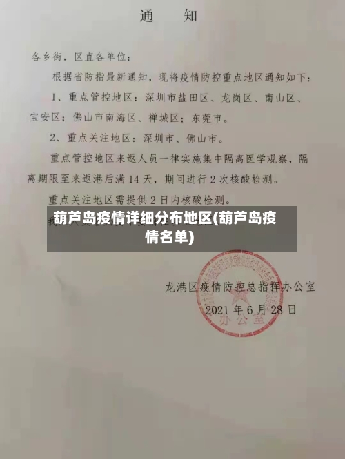 葫芦岛疫情详细分布地区(葫芦岛疫情名单)-第2张图片