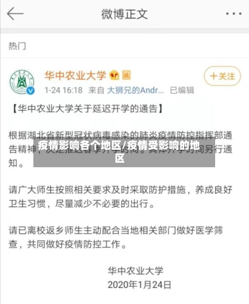 疫情影响各个地区/疫情受影响的地区-第1张图片
