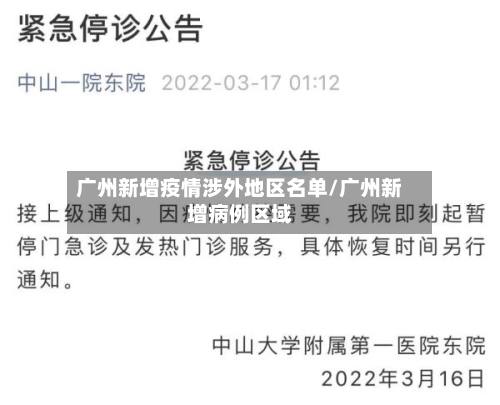 广州新增疫情涉外地区名单/广州新增病例区域-第1张图片