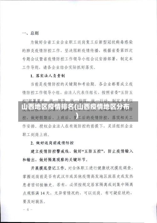 山西地区疫情排名(山西疫情地区分布)-第2张图片