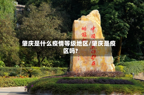 肇庆是什么疫情等级地区/肇庆是疫区吗?-第1张图片