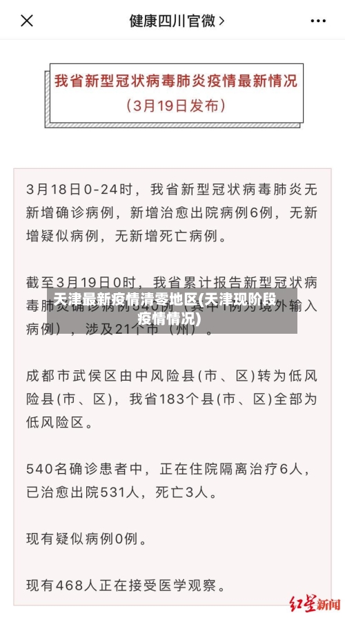 天津最新疫情清零地区(天津现阶段疫情情况)-第1张图片