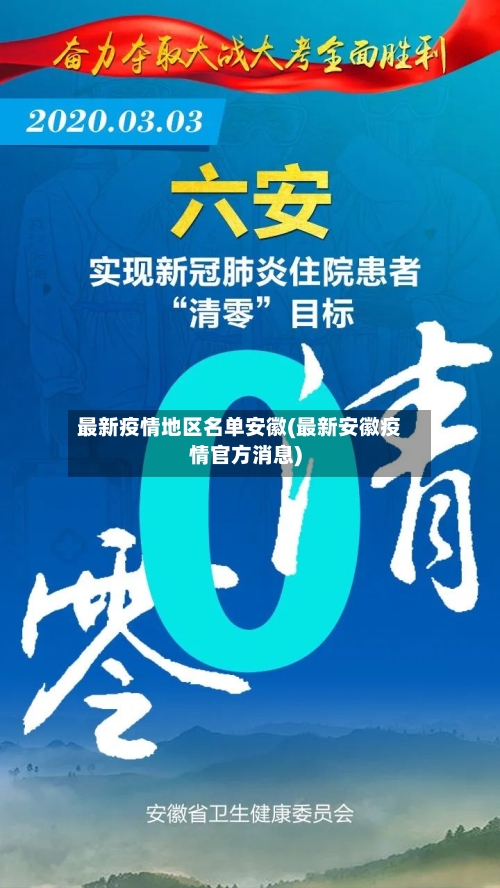 最新疫情地区名单安徽(最新安徽疫情官方消息)-第1张图片