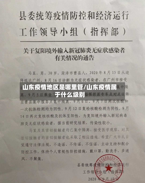 山东疫情地区是哪里管/山东疫情属于什么级别-第1张图片