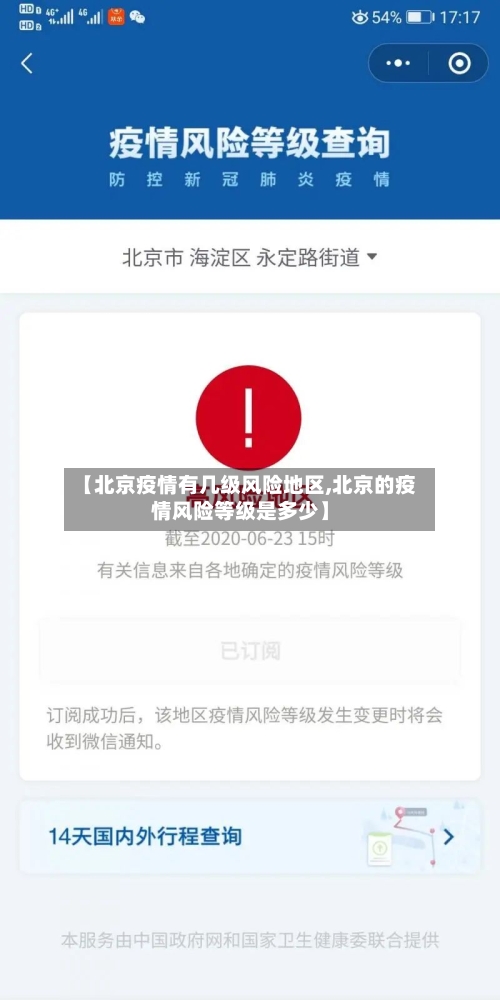 【北京疫情有几级风险地区,北京的疫情风险等级是多少】-第2张图片